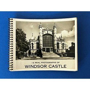 Vintage: Valentine's 12 real photographs of Windsor Castle London England